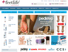 Tablet Screenshot of feetlife.co.uk
